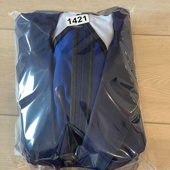 Zara Man Sport Jacket Blazer - Cobalt Blue Size 44 With Elbow Patches - Picture 11 of 11